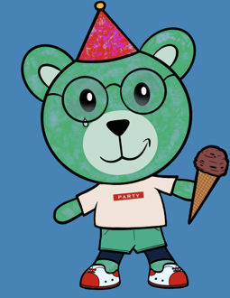 Best Polygon NFT Collection on Opensea - Jolly Teddy Party #5351
