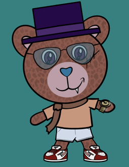 Best Polygon NFT Collection on Opensea - Jolly Teddy Party #5353