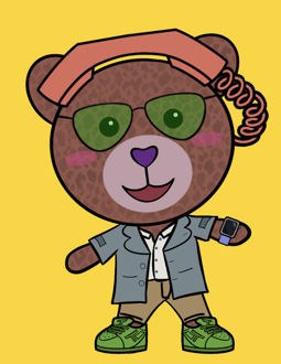 Best Polygon NFT Collection on Opensea - Jolly Teddy Party #5358