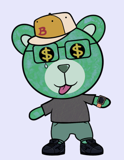 Best Polygon NFT Collection on Opensea - Jolly Teddy Party #5362