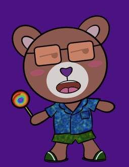 Best Polygon NFT Collection on Opensea - Jolly Teddy Party #5368