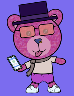 Best Polygon NFT Collection on Opensea - Jolly Teddy Party #5373