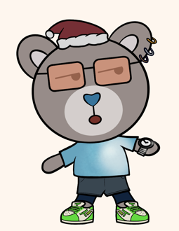 Best Polygon NFT Collection on Opensea - Jolly Teddy Party #5375