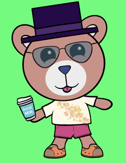 Best Polygon NFT Collection on Opensea - Jolly Teddy Party #5383