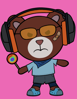 Best Polygon NFT Collection on Opensea - Jolly Teddy Party #5384