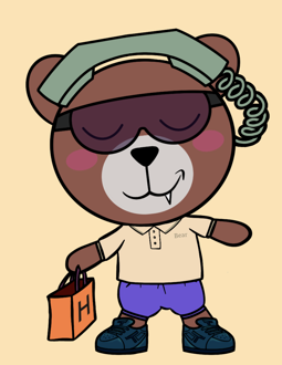 Best Polygon NFT Collection on Opensea - Jolly Teddy Party #5386
