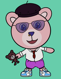 Best Polygon NFT Collection on Opensea - Jolly Teddy Party #5388