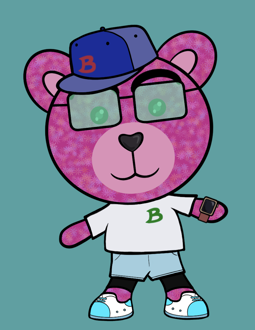 Best Polygon NFT Collection on Opensea - Jolly Teddy Party #5399