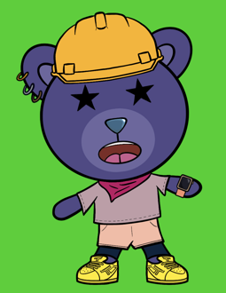Best Polygon NFT Collection on Opensea - Jolly Teddy Party #5400