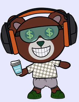 Best Polygon NFT Collection on Opensea - Jolly Teddy Party #5404
