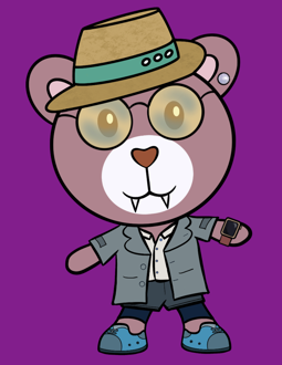 Best Polygon NFT Collection on Opensea - Jolly Teddy Party #5412