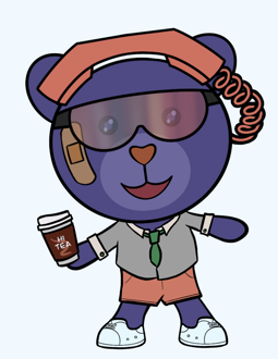 Best Polygon NFT Collection on Opensea - Jolly Teddy Party #5422