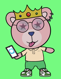 Best Polygon NFT Collection on Opensea - Jolly Teddy Party #5433