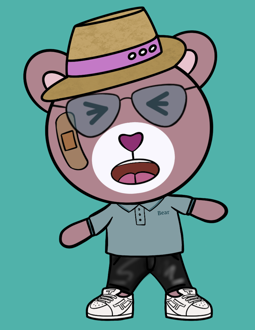 Best Polygon NFT Collection on Opensea - Jolly Teddy Party #5434