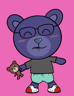 Best Polygon NFT Collection on Opensea - Jolly Teddy Party #5443
