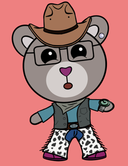 Best Polygon NFT Collection on Opensea - Jolly Teddy Party #5444
