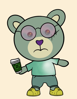 Best Polygon NFT Collection on Opensea - Jolly Teddy Party #5445