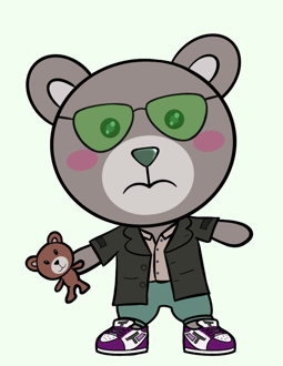 Best Polygon NFT Collection on Opensea - Jolly Teddy Party #5450
