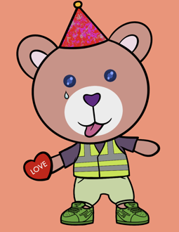 Best Polygon NFT Collection on Opensea - Jolly Teddy Party #5465