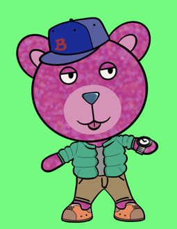 Best Polygon NFT Collection on Opensea - Jolly Teddy Party #5517