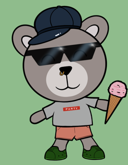 Best Polygon NFT Collection on Opensea - Jolly Teddy Party #5518