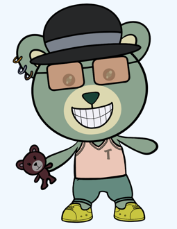 Best Polygon NFT Collection on Opensea - Jolly Teddy Party #5519