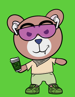 Best Polygon NFT Collection on Opensea - Jolly Teddy Party #552