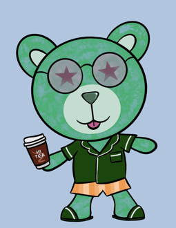 Best Polygon NFT Collection on Opensea - Jolly Teddy Party #5537