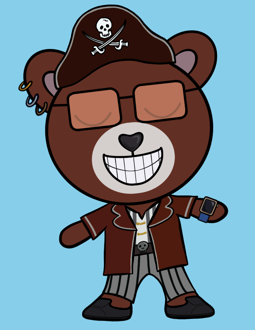 Best Polygon NFT Collection on Opensea - Jolly Teddy Party #5542