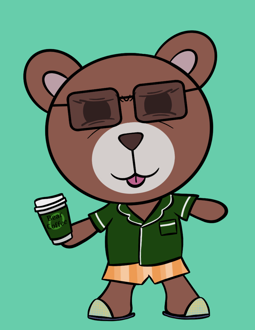 Best Polygon NFT Collection on Opensea - Jolly Teddy Party #5549