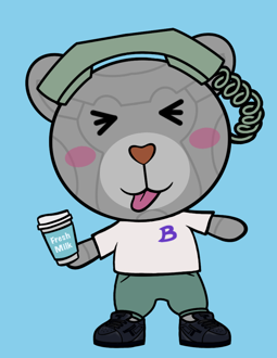 Best Polygon NFT Collection on Opensea - Jolly Teddy Party #5554