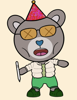 Best Polygon NFT Collection on Opensea - Jolly Teddy Party #5563