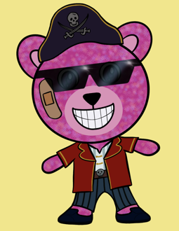 Best Polygon NFT Collection on Opensea - Jolly Teddy Party #5566