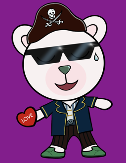Best Polygon NFT Collection on Opensea - Jolly Teddy Party #5574