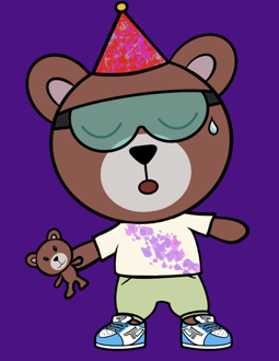 Best Polygon NFT Collection on Opensea - Jolly Teddy Party #5576