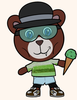 Best Polygon NFT Collection on Opensea - Jolly Teddy Party #5584