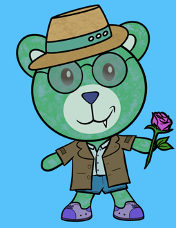 Best Polygon NFT Collection on Opensea - Jolly Teddy Party #5598