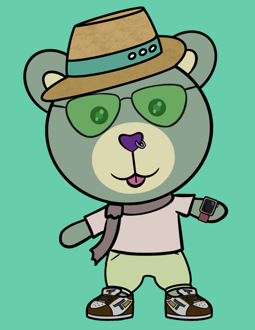 Best Polygon NFT Collection on Opensea - Jolly Teddy Party #5604