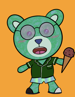 Best Polygon NFT Collection on Opensea - Jolly Teddy Party #5618