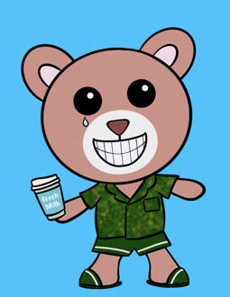 Best Polygon NFT Collection on Opensea - Jolly Teddy Party #5619