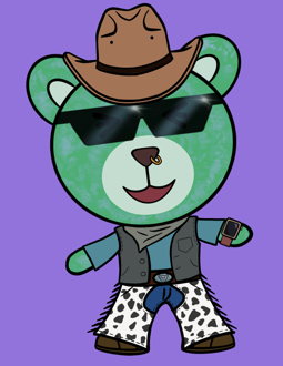 Best Polygon NFT Collection on Opensea - Jolly Teddy Party #5623