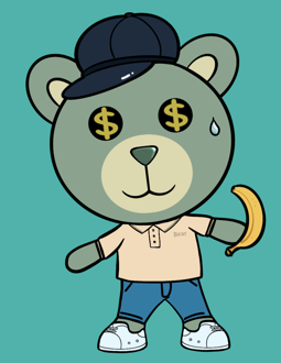 Best Polygon NFT Collection on Opensea - Jolly Teddy Party #5628