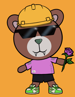 Best Polygon NFT Collection on Opensea - Jolly Teddy Party #5635