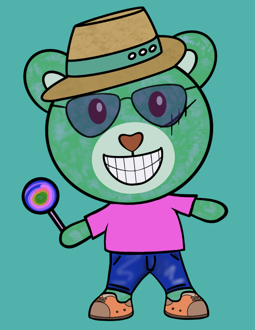 Best Polygon NFT Collection on Opensea - Jolly Teddy Party #5642