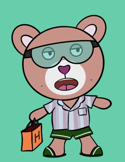 Best Polygon NFT Collection on Opensea - Jolly Teddy Party #5648