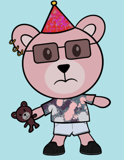 Best Polygon NFT Collection on Opensea - Jolly Teddy Party #5651