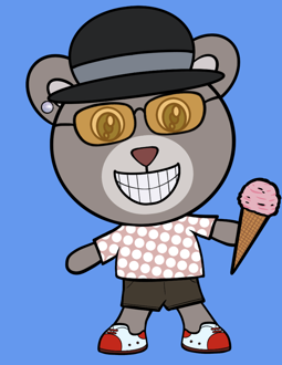 Best Polygon NFT Collection on Opensea - Jolly Teddy Party #5656