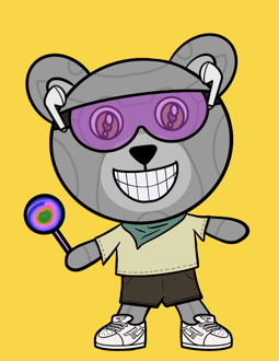 Best Polygon NFT Collection on Opensea - Jolly Teddy Party #5678