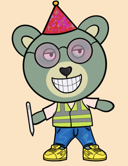 Best Polygon NFT Collection on Opensea - Jolly Teddy Party #5680