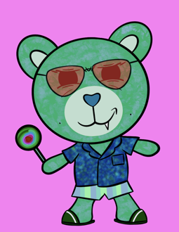 Best Polygon NFT Collection on Opensea - Jolly Teddy Party #5692